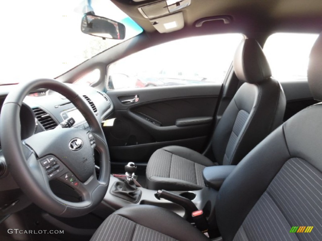 Black Interior 2015 Kia Forte5 SX Photo #107275817