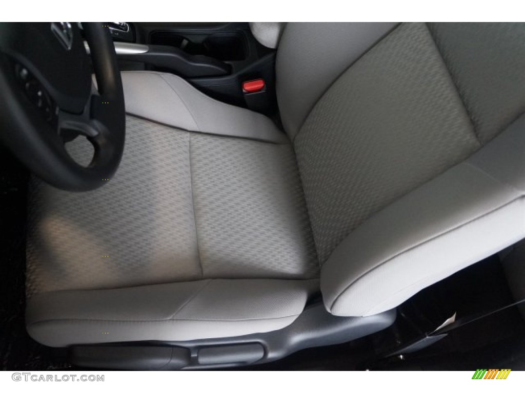 2015 Civic LX Coupe - Taffeta White / Gray photo #10