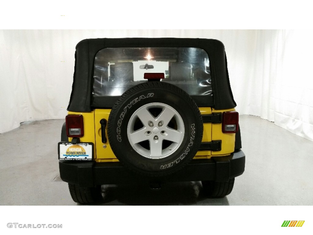 2008 Wrangler X 4x4 - Detonator Yellow / Dark Slate Gray/Medium Slate Gray photo #12