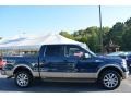 2013 Blue Jeans Metallic Ford F150 King Ranch SuperCrew 4x4  photo #2