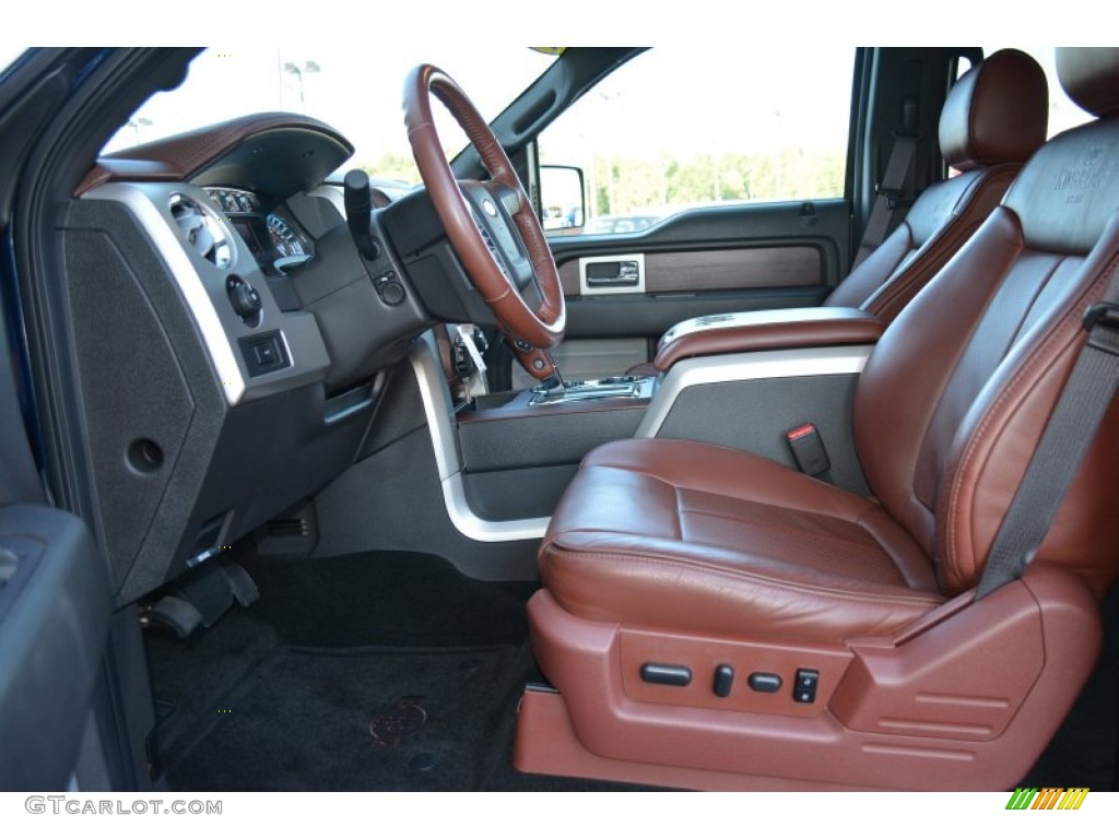 2013 F150 King Ranch SuperCrew 4x4 - Blue Jeans Metallic / King Ranch Chaparral Leather photo #13