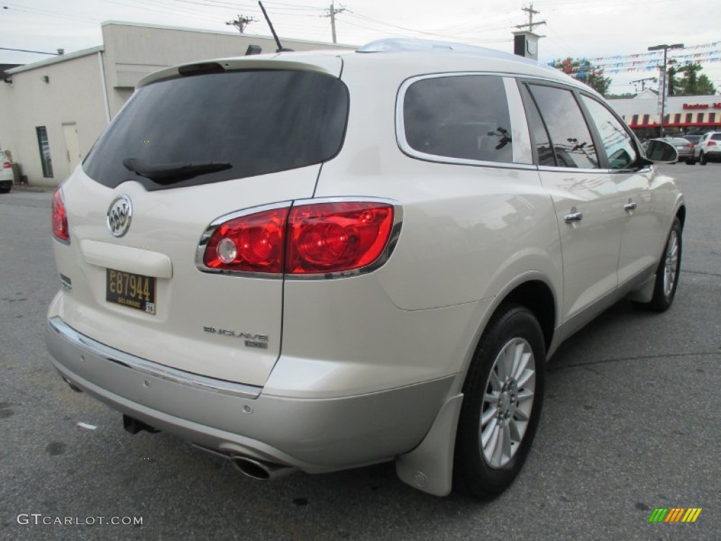 2010 Enclave CXL AWD - White Diamond Tricoat / Titanium/Dark Titanium photo #5