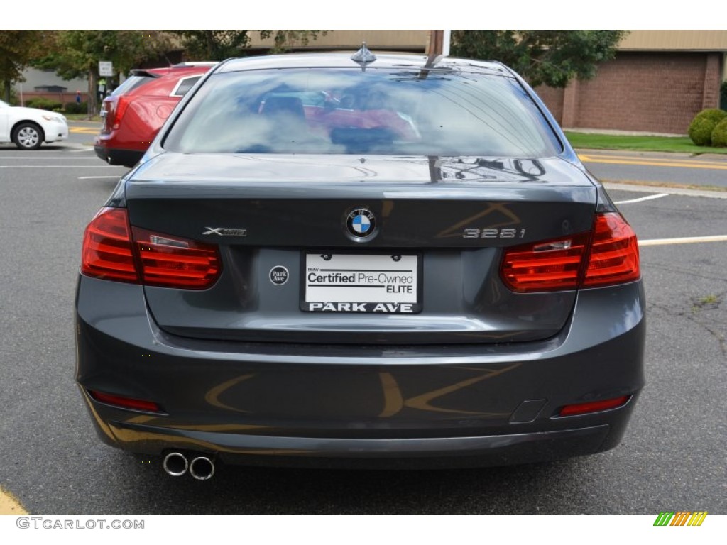 2015 3 Series 328i xDrive Sedan - Mineral Grey Metallic / Black photo #4