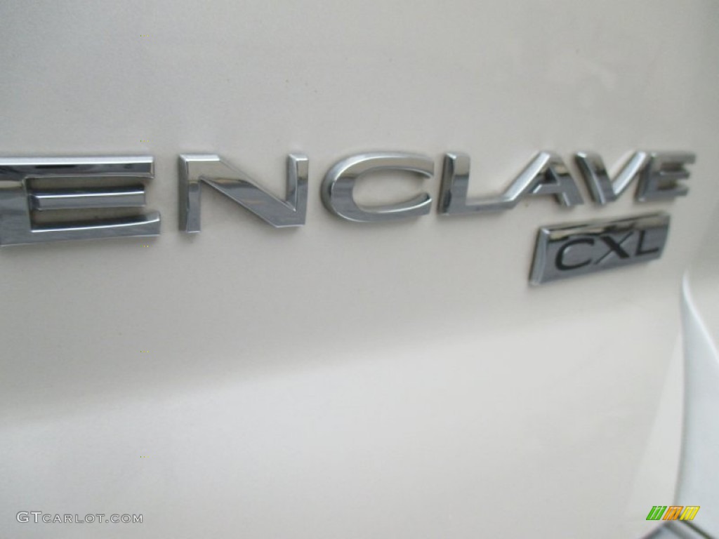 2010 Enclave CXL AWD - White Diamond Tricoat / Titanium/Dark Titanium photo #49