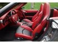 2008 Porsche 911 Black/Carrera Red Interior Front Seat Photo