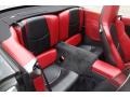 2008 Porsche 911 Black/Carrera Red Interior Rear Seat Photo