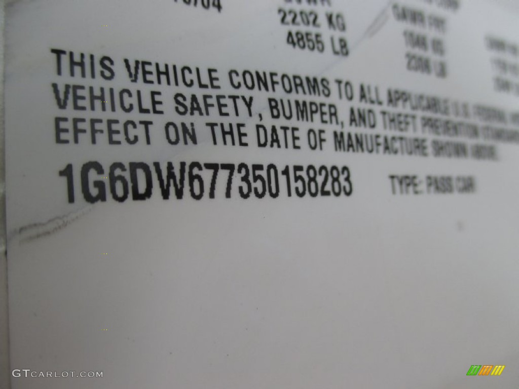 2005 STS V6 - White Diamond / Cashmere photo #39