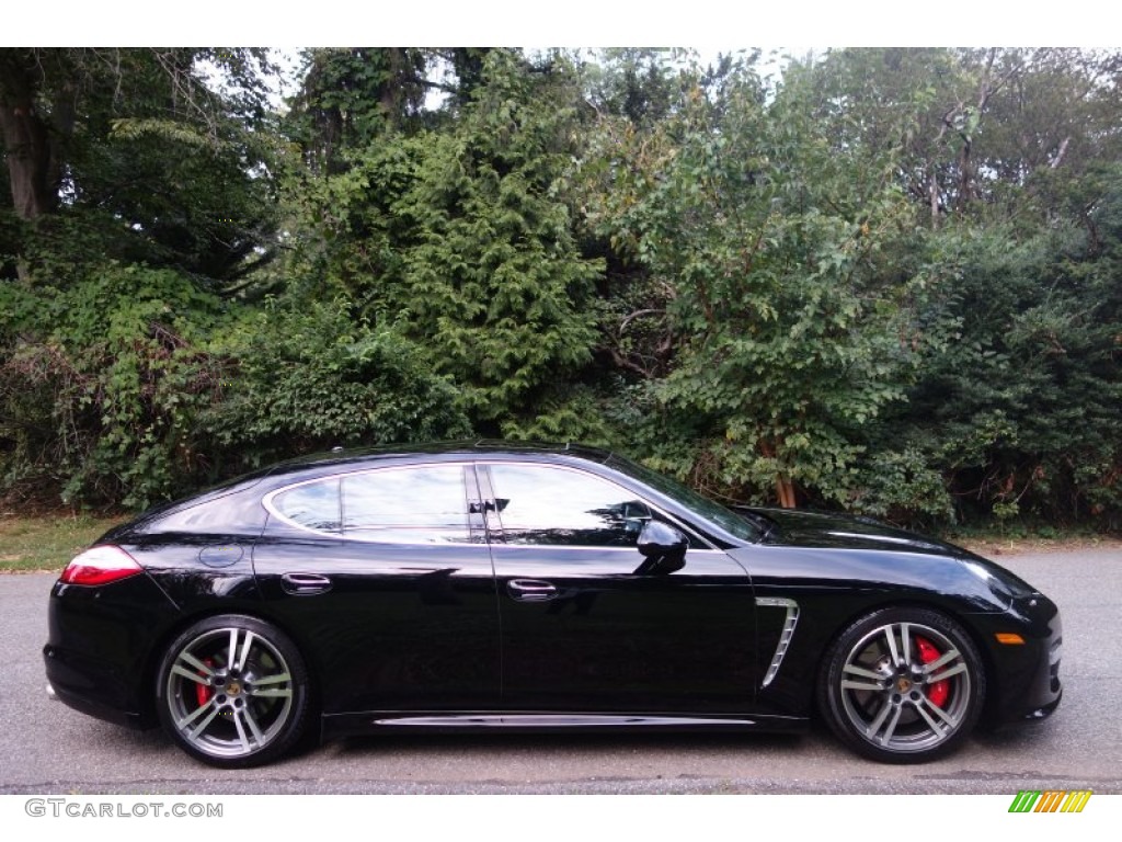 Black 2013 Porsche Panamera Turbo Exterior Photo #107288084