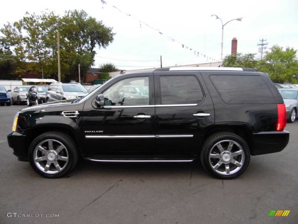 Black Ice Metallic 2011 Cadillac Escalade Luxury AWD Exterior Photo #107288651