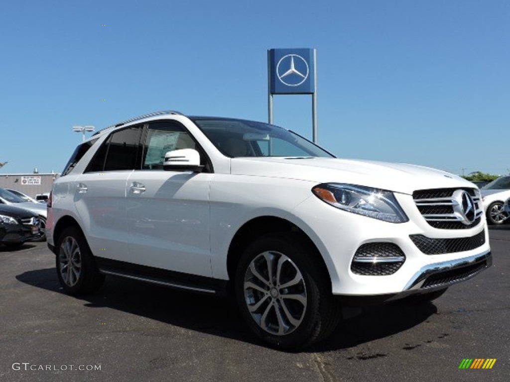 Polar White 2016 Mercedes-Benz GLE 350 4Matic Exterior Photo #107290856