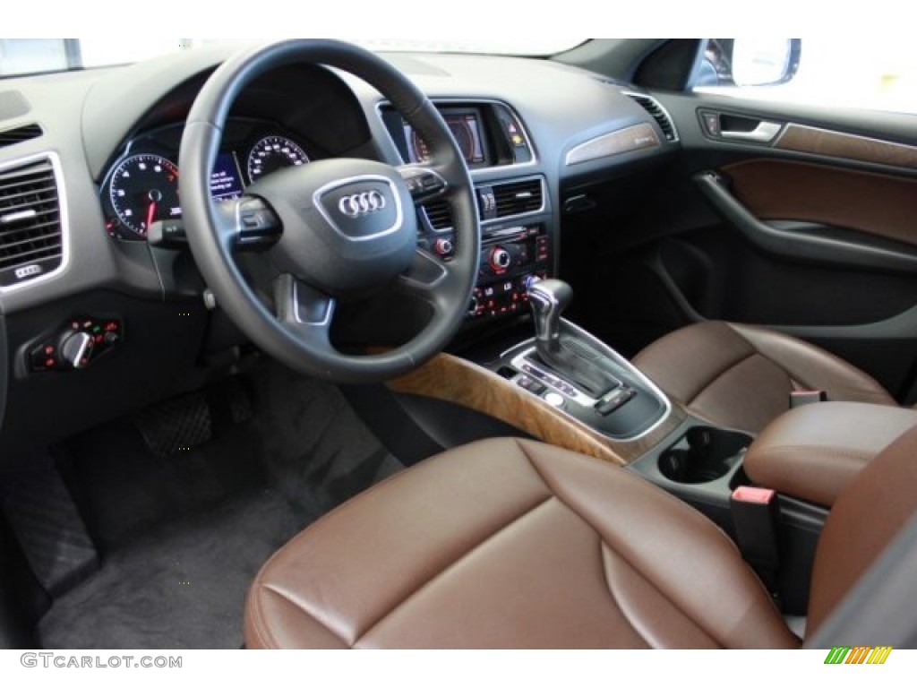 Chestnut Brown Interior 2013 Audi Q5 2.0 TFSI quattro Photo #107297933