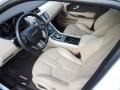 Ebony 2012 Land Rover Range Rover Evoque Pure Interior Color