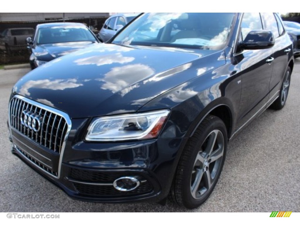 2016 Q5 3.0 TFSI Premium Plus quattro - Moonlight Blue Metallic / Pistachio Beige photo #3