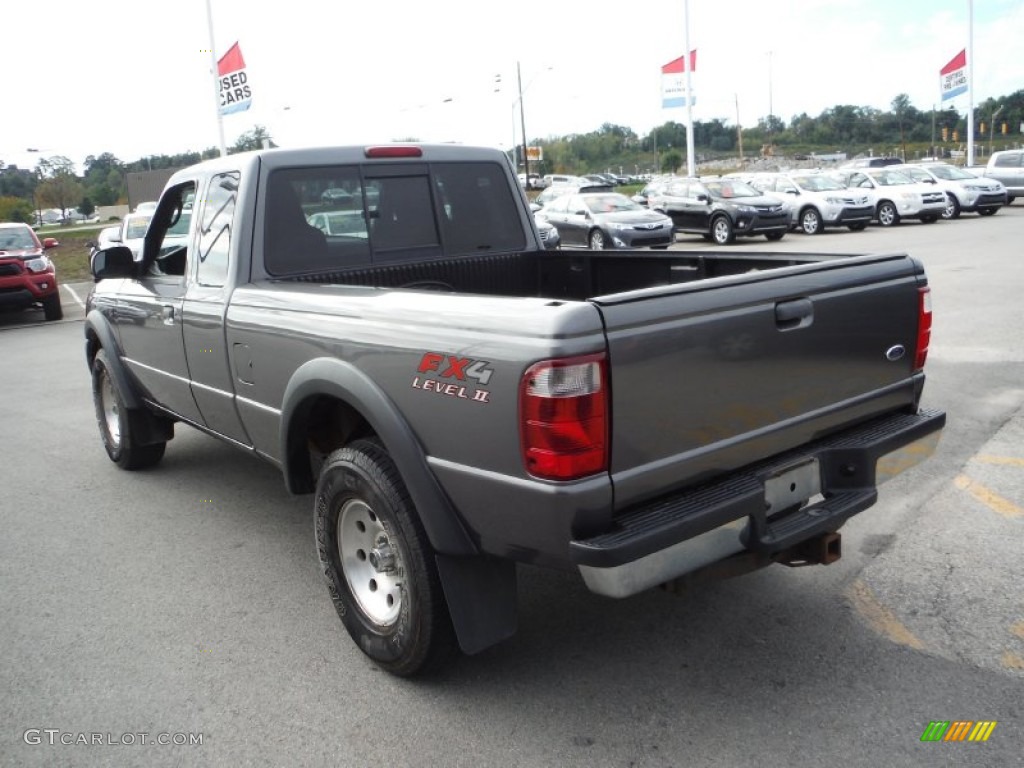 2004 Ranger FX4 Level II SuperCab 4x4 - Dark Shadow Grey Metallic / Ebony/Blue photo #7