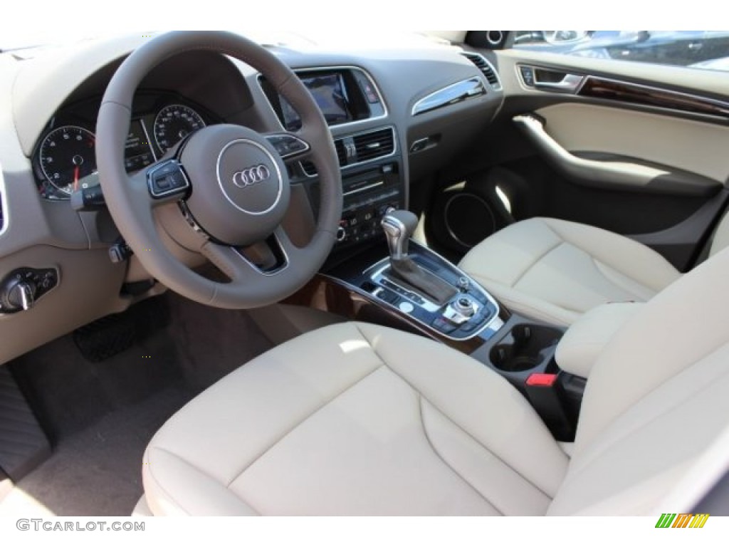 2016 Q5 3.0 TFSI Premium Plus quattro - Moonlight Blue Metallic / Pistachio Beige photo #14