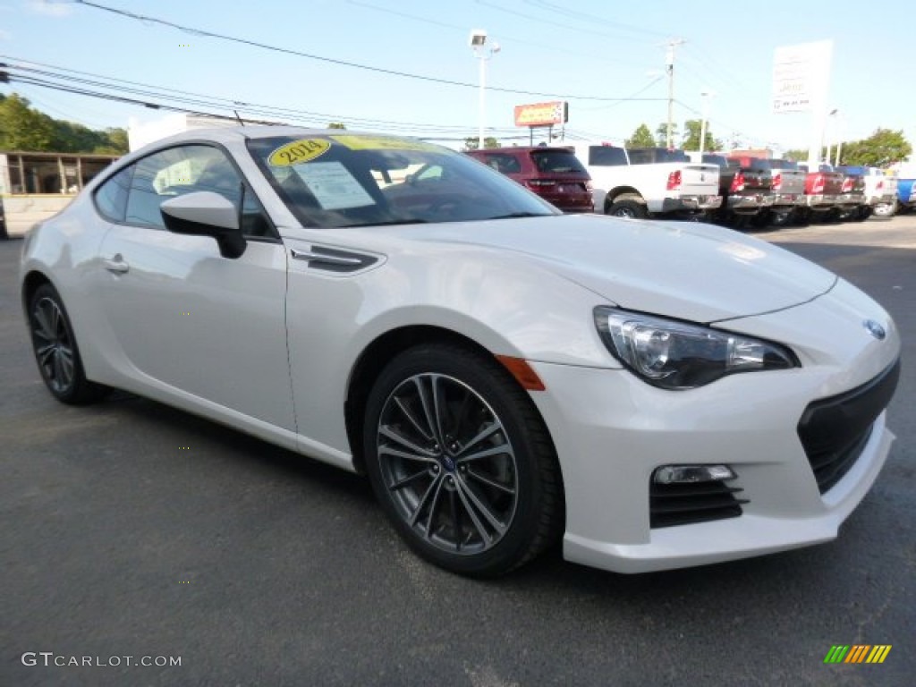 2014 BRZ Premium - Satin White Pearl / Black photo #7