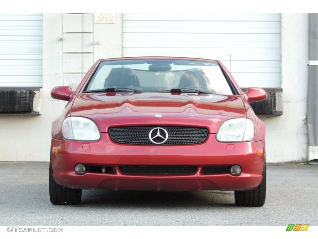 1999 SLK 230 Kompressor Roadster - Firemist Red Metallic / Oyster photo #14