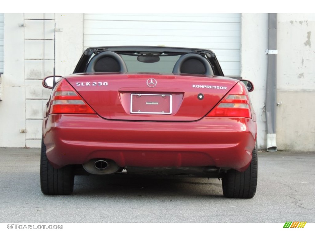 1999 SLK 230 Kompressor Roadster - Firemist Red Metallic / Oyster photo #18
