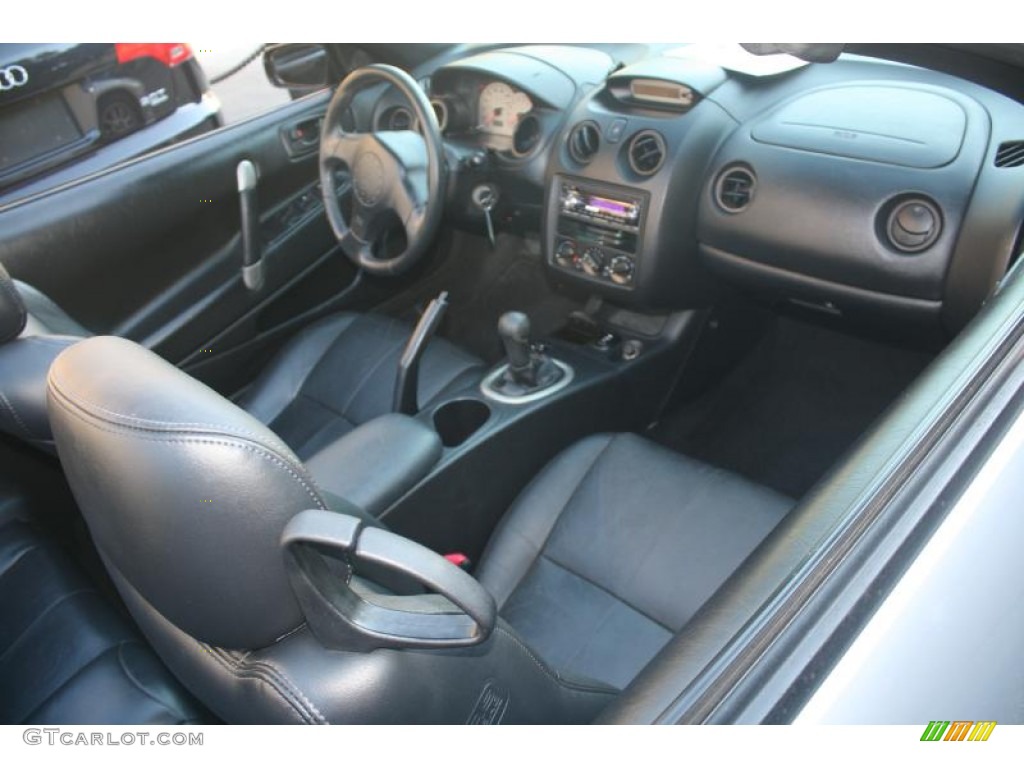 2001 Eclipse Spyder GT - Sterling Silver Metallic / Black photo #22