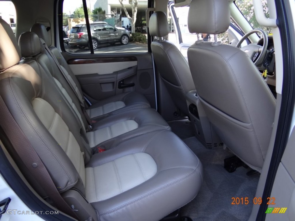 2005 Explorer Eddie Bauer 4x4 - Oxford White / Medium Parchment photo #22