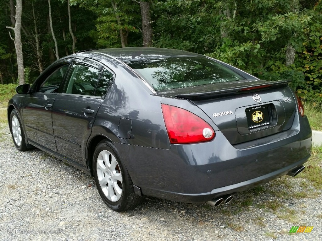 2007 Maxima 3.5 SL - Dark Slate Metallic / Charcoal photo #4