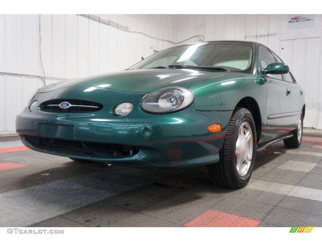 1999 Taurus SE - Spruce Green Metallic / Medium Prairie Tan photo #3