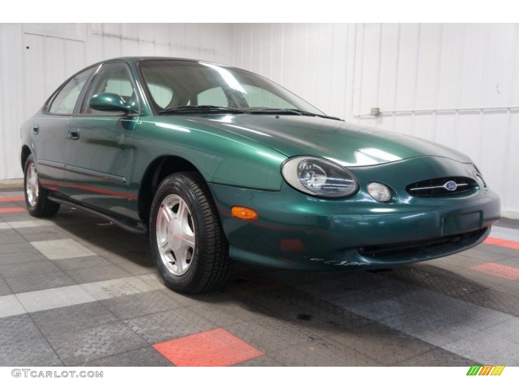 1999 Taurus SE - Spruce Green Metallic / Medium Prairie Tan photo #5