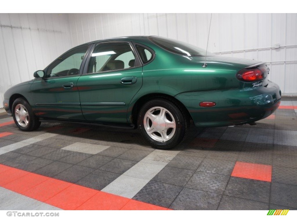 1999 Taurus SE - Spruce Green Metallic / Medium Prairie Tan photo #11
