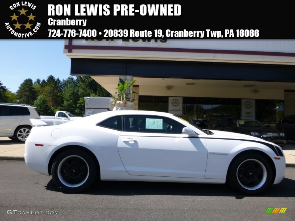 2012 Camaro LS Coupe - Summit White / Black photo #1