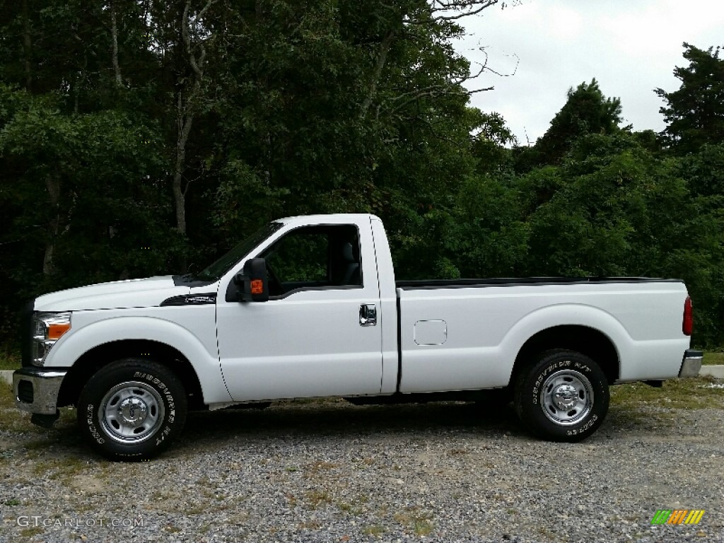 2011 F250 Super Duty XL Regular Cab - Oxford White / Steel Gray photo #3