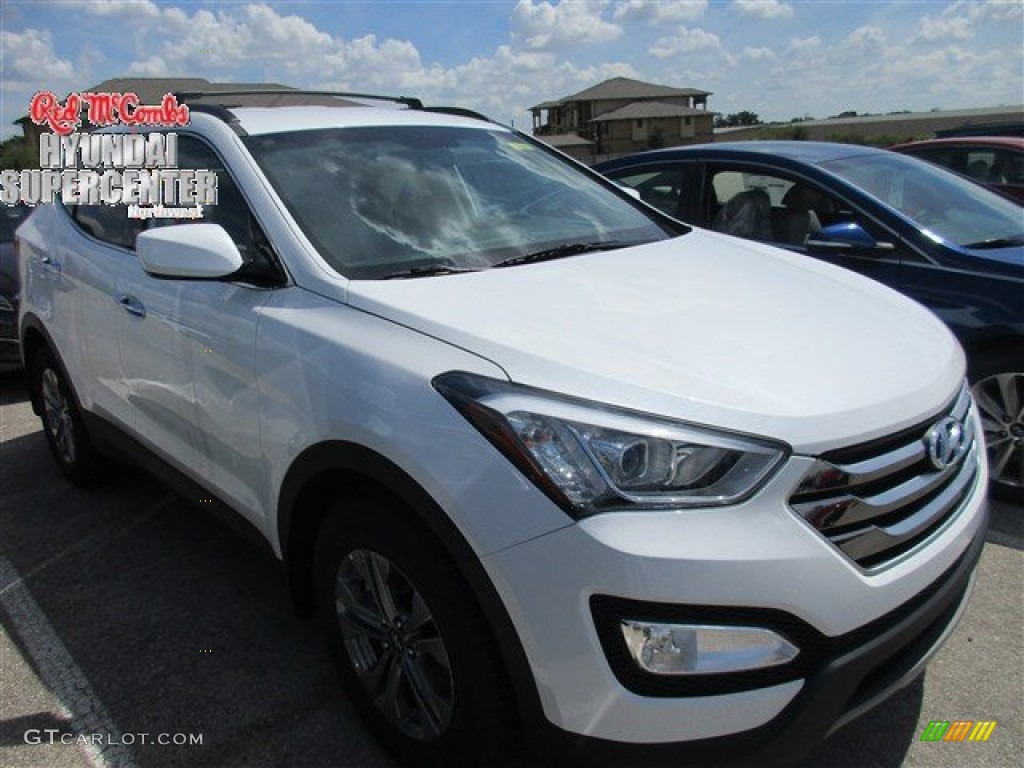 2016 Santa Fe Sport  - Frost White Pearl / Gray photo #1