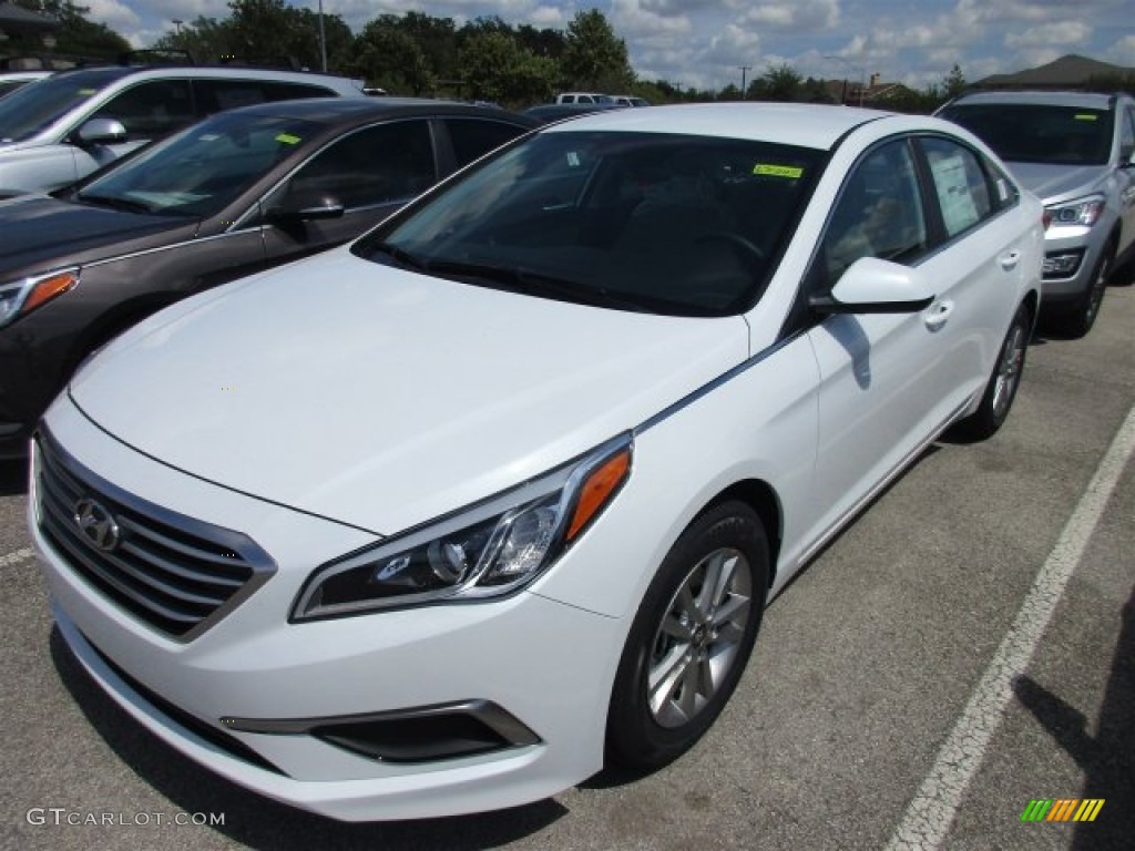 Quartz White Pearl 2016 Hyundai Sonata SE Exterior Photo #107313674