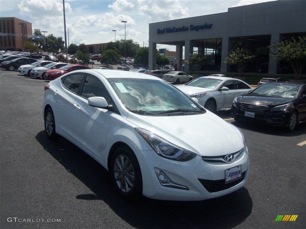 2016 Elantra SE - White / Beige photo #1