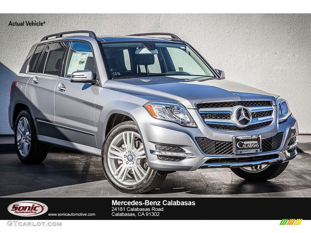 2015 GLK 350 4Matic - Paladium Silver Metallic / Black photo #1