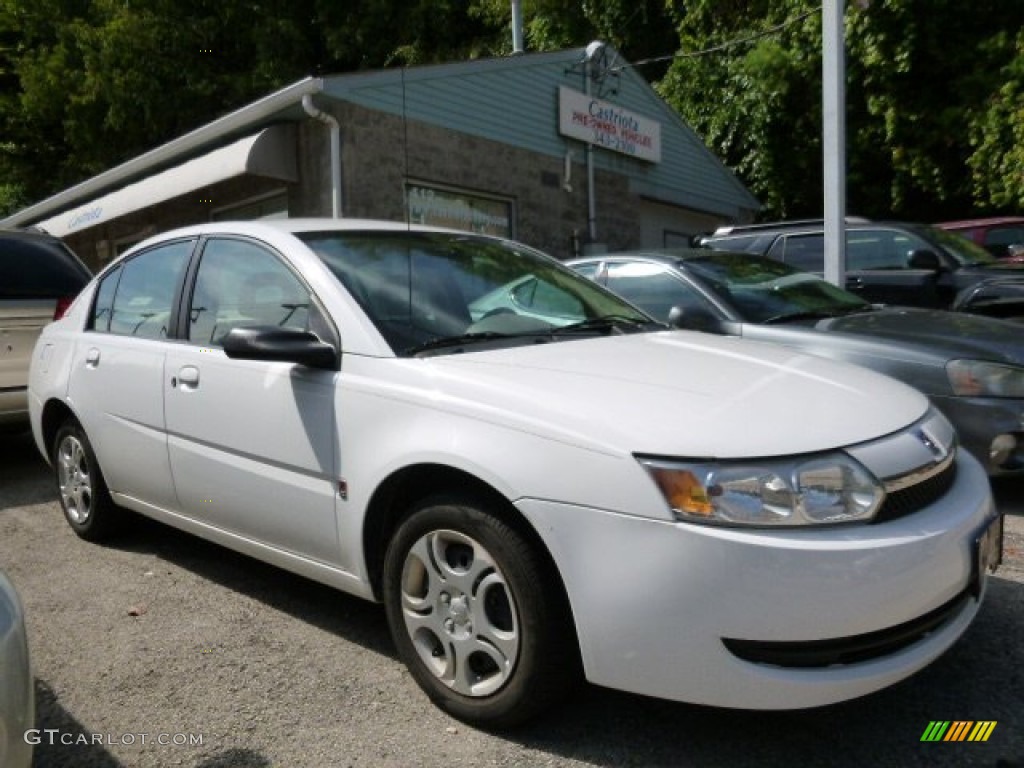 2004 ION 2 Sedan - Polar White / Tan photo #1
