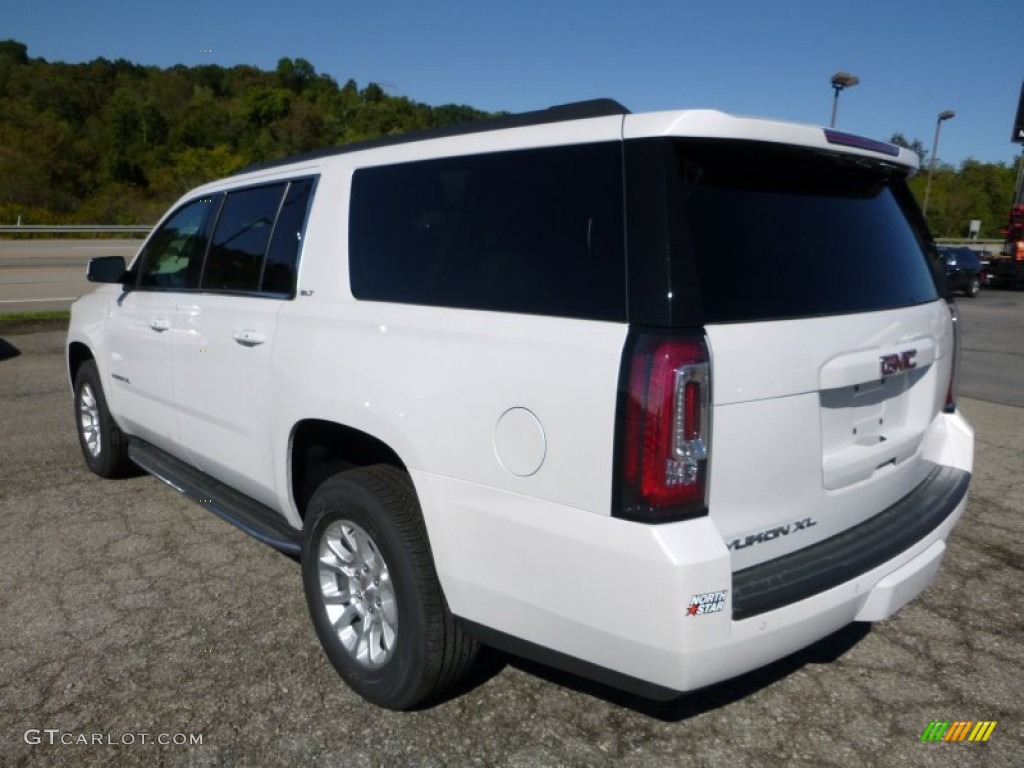 White Frost Tricoat 2016 GMC Yukon XL SLT 4WD Exterior Photo #107315687