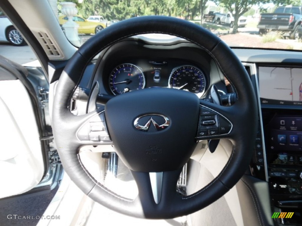 2015 Infiniti Q50 S 3.7 AWD Steering Wheel Photos