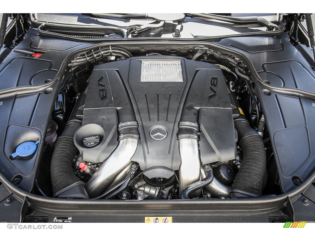 2015 Mercedes-Benz S 550 Sedan 4.6 Liter biturbo DI DOHC 32-Valve VVT V8 Engine Photo #107315882