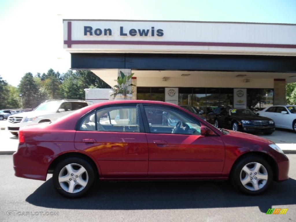 Tango Red Pearl Honda Civic