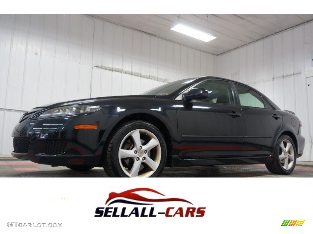 2007 MAZDA6 s Grand Touring Sedan - Onyx Black / Black photo #1