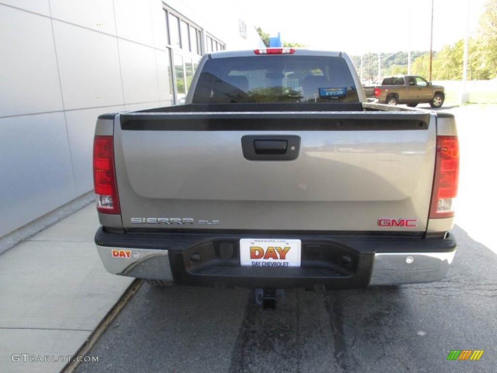 2013 Sierra 1500 SLE Extended Cab 4x4 - Mocha Steel Metallic / Ebony photo #6