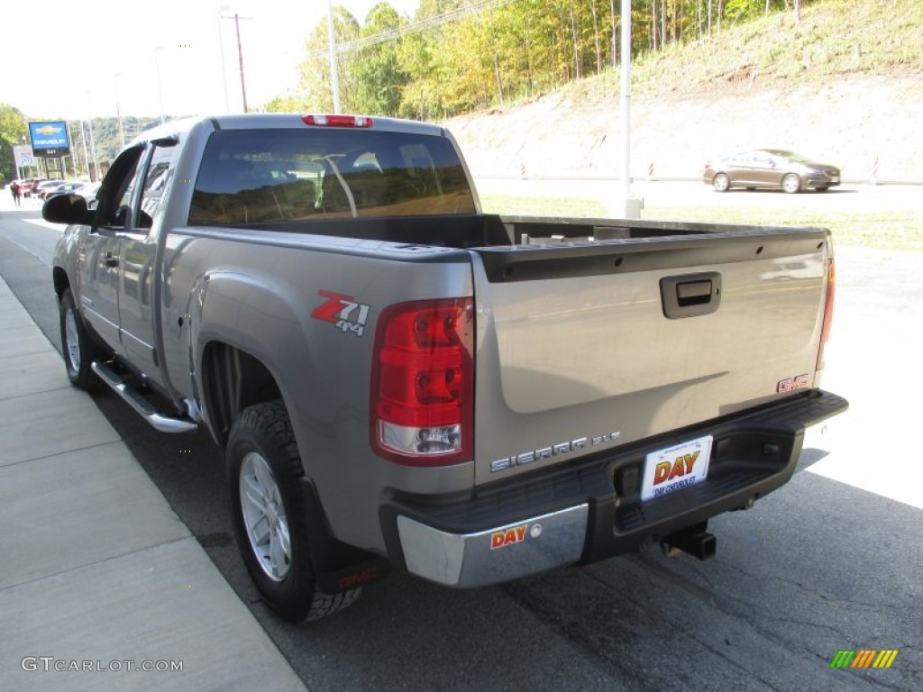 2013 Sierra 1500 SLE Extended Cab 4x4 - Mocha Steel Metallic / Ebony photo #10