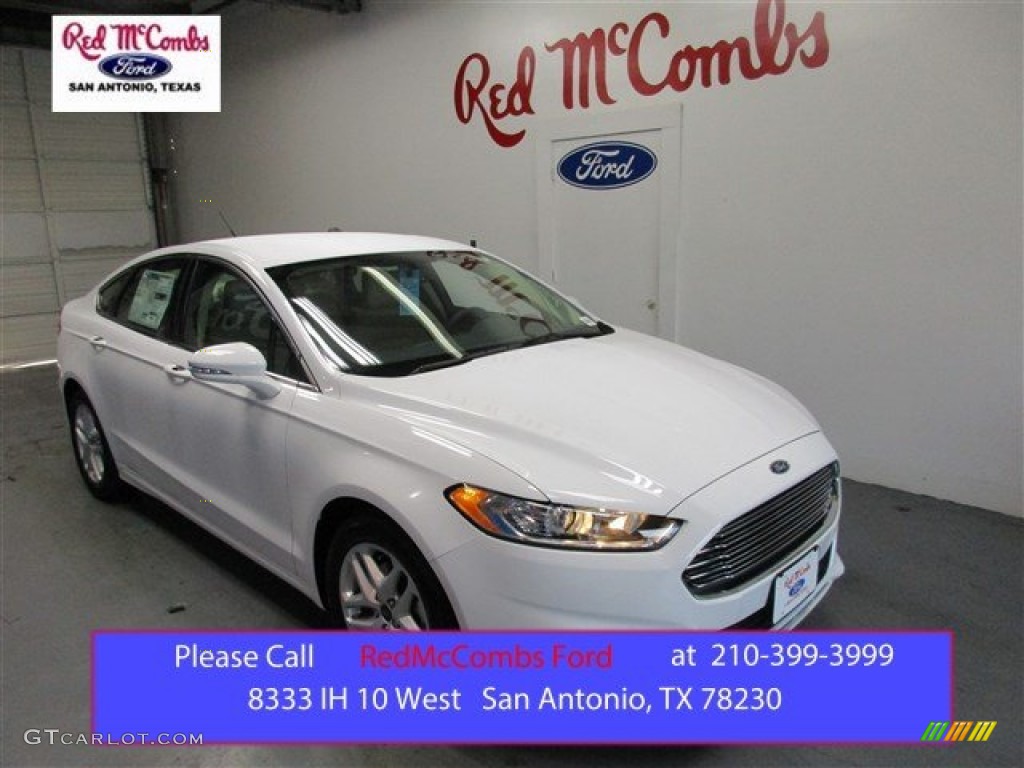 2016 Fusion SE - Oxford White / Dune photo #1