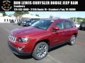 Deep Cherry Red Crystal Pearl 2016 Jeep Compass High Altitude 4x4