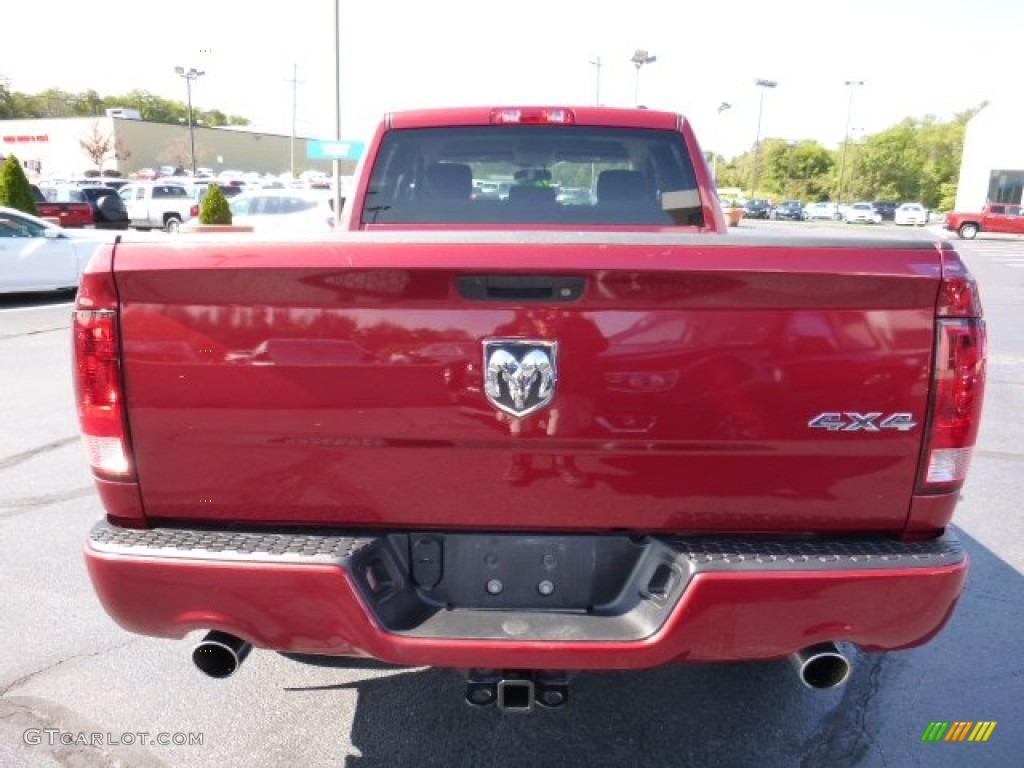 2012 Ram 1500 ST Quad Cab 4x4 - Deep Cherry Red Crystal Pearl / Dark Slate Gray/Medium Graystone photo #4