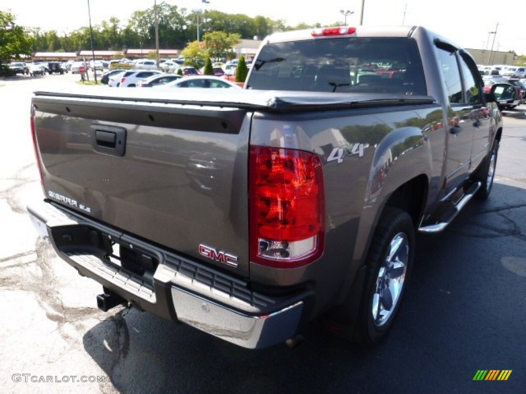 2013 Sierra 1500 SLE Crew Cab 4x4 - Mocha Steel Metallic / Ebony photo #5