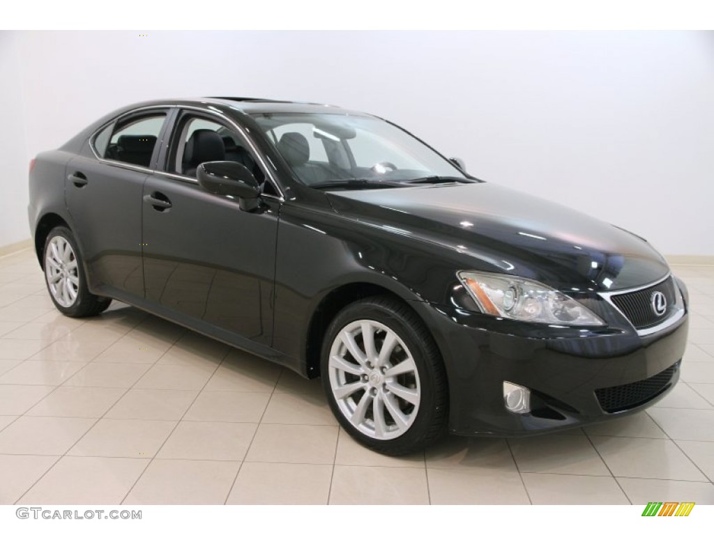 Obsidian Black Lexus IS