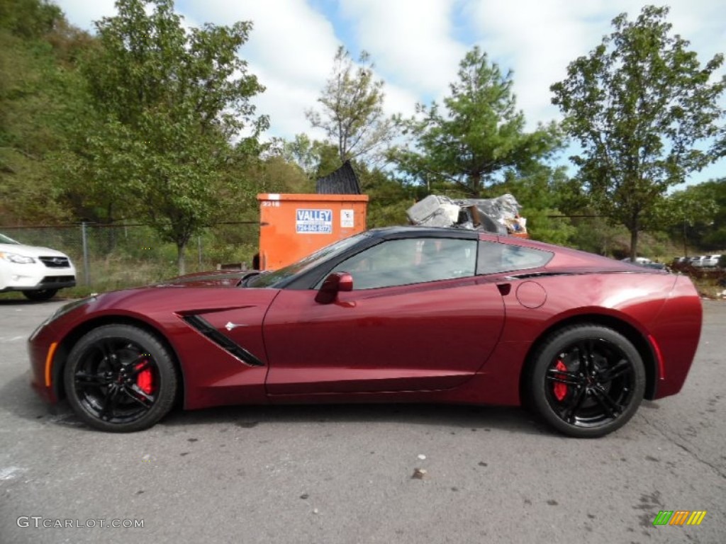 2016 Corvette Stingray Coupe - Long Beach Red Metallic Tintcoat / Jet Black photo #9