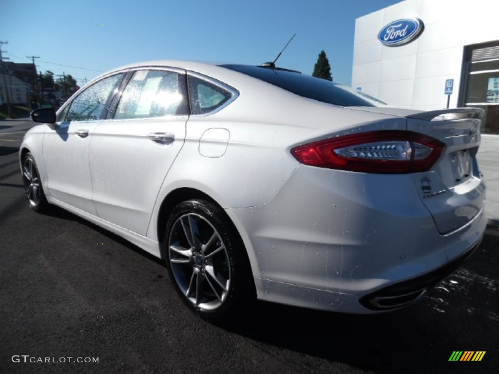 White Platinum Tri-Coat Metallic 2016 Ford Fusion Titanium AWD Exterior Photo #107328203