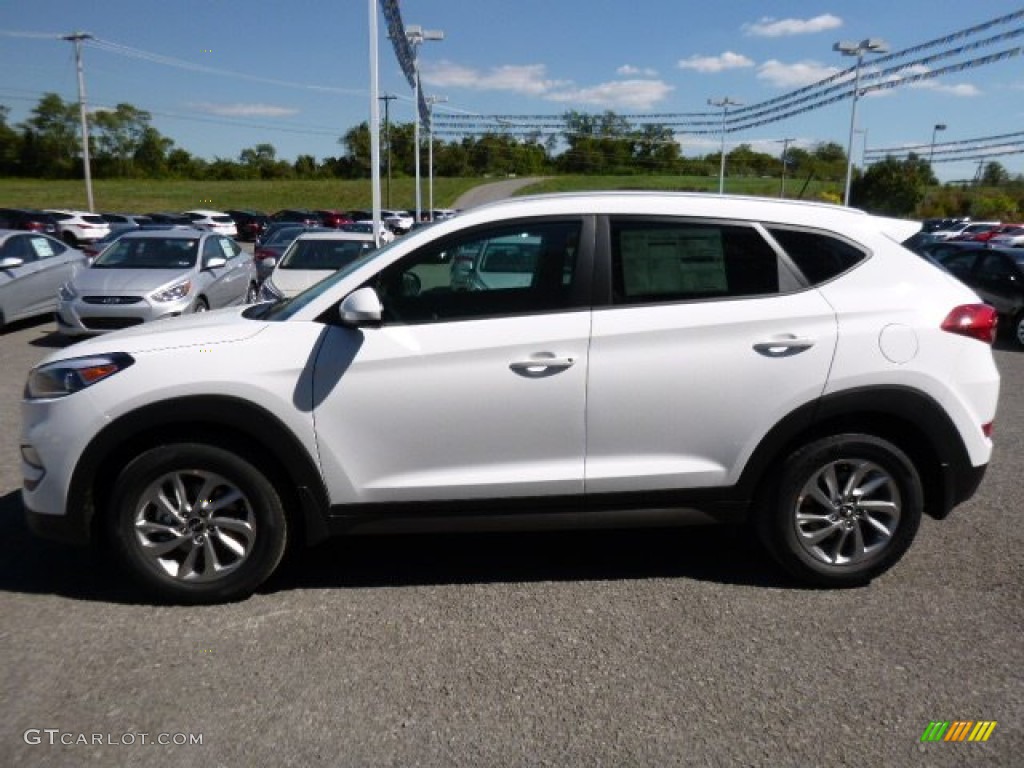 Winter White 2016 Hyundai Tucson SE AWD Exterior Photo #107332175